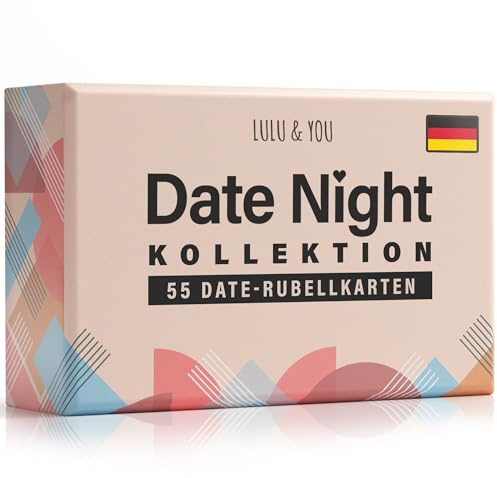 Lulu & You 55 Rubbelkarten für Paare – Kreative Ideen für Date Nights – Romantisches Geschenk für Paare – Überraschende Date Night Cards als gemeinsame Zeit Geschenk