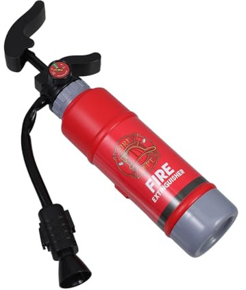 TOBBOMEY Kleiner Feuerlöscher Wasserspritzspielzeug Für Kinder Realistischer Wasser Sprühsprinkler Aus Robustem Kunststoff Strand Und Outdoor Spielzeug Für Pool Und Rollenspiele