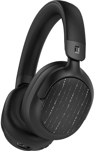 Ludwig Lorbach Opus Wireless Bluetooth Noise Cancelling Headphones Over-Ear, Hybrid ANC, 360 Spatial Audio, Microphone for iPhone Android Laptop - Limited Edition Liquid Metal Silver