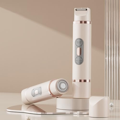 Afeitadora para mujer, herramienta de depilación eficiente, recargable, recortadora de vello, textura para cara, labios, barbilla, uso húmedo y seco, afeitadora de piernas para mujer