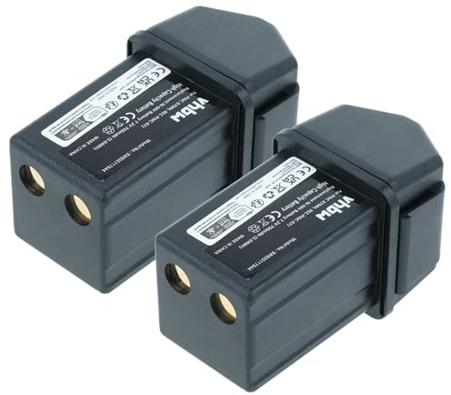 vhbw 2x batteria compatibile con Elca CONTROL-07MH-D, GENIO-M, CONTROL-07MH-A, CONTROL-07 telecomando remote control (700mAh, 7,2V, NiMH)