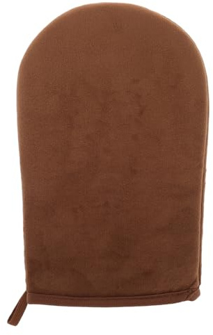 Tofficu Self Tanner Glove Reusable Soft Flocked Material for Precise Lotion Application Easy Oil Application for Body and Back