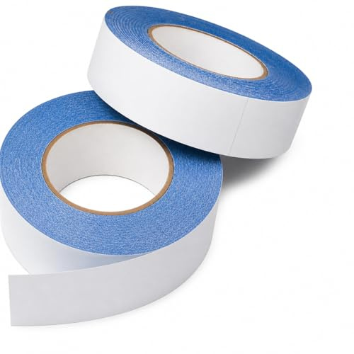 Double-Sided Carpet Tape, 48mm x 50m, Residue-Free, Strong Hold, for Temporary Flooring, Events and Exhibitions