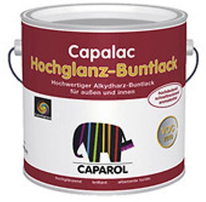 Caparol Capalac Buntlack hochglänzend, 0,75 Liter Farbwahl, Farbe (RAL):RAL 9002 Grauweiß