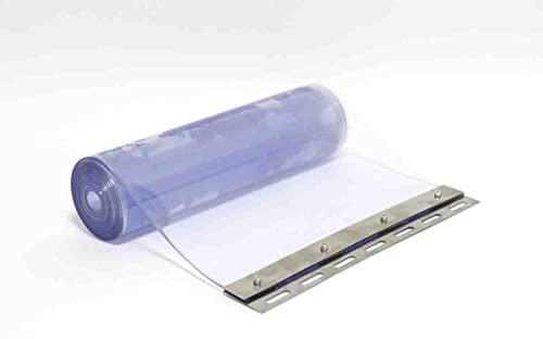RS PRO PVC Streifenvorhang Transparent, 3mm x 300mm 3m