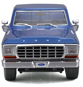MAISTO 1/20 Ford F150 blå och vit pickup - modellmetallfordon, present till barn - från 3 år, fantasi, kreativitet och äventyrsspel - M31462B
