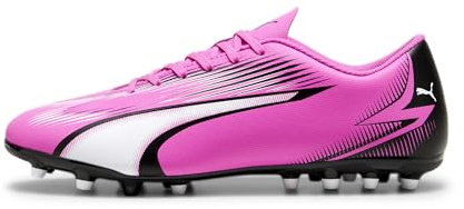 PUMA Ultra Play MG, Soccer Shoe Uomo, Poison Pink White Black, 43 EU