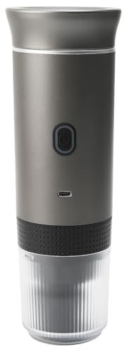 Jenmayt Machine à Café Espresso Portable 15 Bars – Cafetière Électrique Sans Fil avec USB Rechargeable, Compatible Capsules Nespresso/Café Moulu pour Voyage, Camping, Bureau (sans sac)