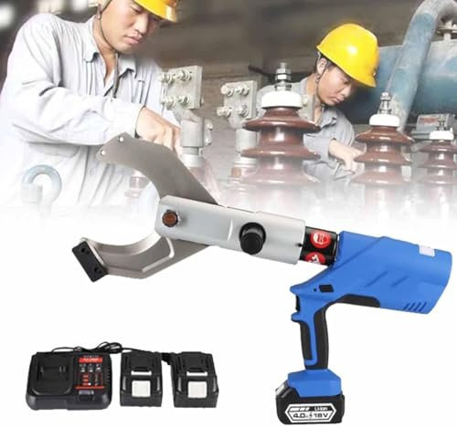 Tagliacavi idraulico, forbici elettriche a cricchetto, tagliabulloni per cavi metallici corazzati in rame alluminio e filo di acciaio, strumento resistente per un taglio efficiente