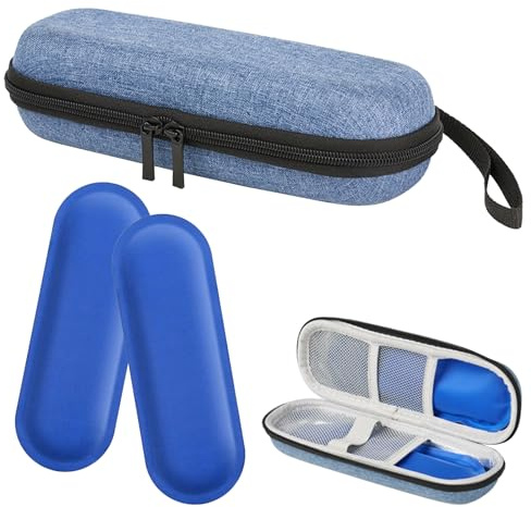 Borsa Frigo Per Insulina Borsa Per Diabetici Da Viaggio Con 2 Impacchi Di Ghiaccio Borsa Termica Portatile Da Viaggio Per Medicine Organizer Portatile Per Farmaci Diabetici Per Diabete Siringhe