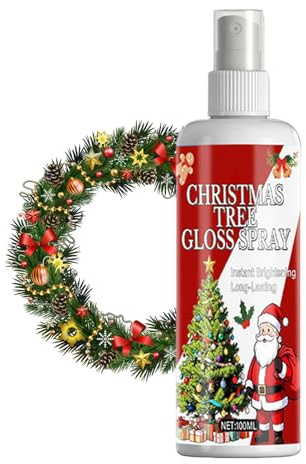 ake Plant Cleaner, 100ML Trees Balls Cleaning Solution, Christmas Cleaning Spray for Ball Pine Branch Holiday Wreath, Ribbon Balloon Winter Festival Display, 120g Weight, Dust Removal Formula