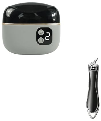 Coupe-Ongles Electrique de Ensemble,3 en 1 + un coupe-ongles coudé pour bébés，idéal pour tous les besoins en soins des ongles