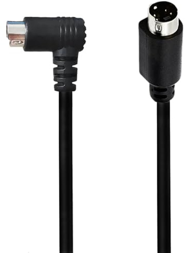 ECVGHD S videokabel mini din 4 stift hane till hane guldpläterad kontakt för videoöverföring till TV eller övervakningar