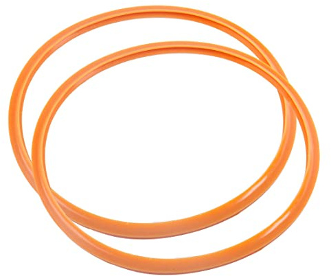 sourcing map 2stk. Ersatzteil Dichtungsring Silikon Gummi Dichtung Dichtring Ersatzteil für Druckkochtopf 36cm
