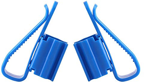 Tube Clip, 2Pcs Multifunction Plastic Adjustable Fish Tank Mounting Clip, Water Pipe Tube Clamp Hose Holder for Fish Tank or Bucket