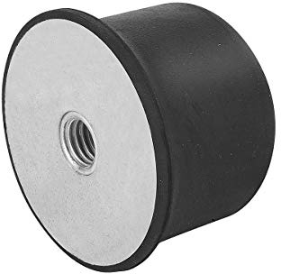 KIPP - Bedienteile | Normelemente K0576.05003555.20 K0576 Gummipuffer, Schwarz, M10