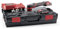Flex Akku Polierer 10,8 V (Poliermaschine) PXE 80 10,8-EC/2,5 Set - 418102, Schwarz / Rot
