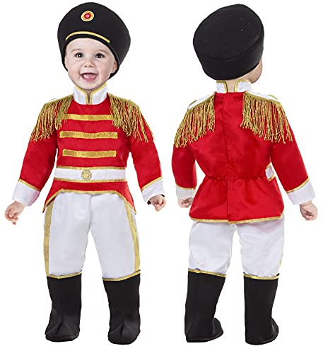 Pegasus Disfraz de soldado (cascanueces) Carnaval, multicolor, 2-3 años