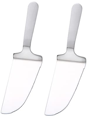 Duories Stainless Steel Cake Server, Triangular, 5cm x 18cm, Silver, Dishwasher Safe, Perfect for Cakes, Pies, Cheese, Parties, Weddings