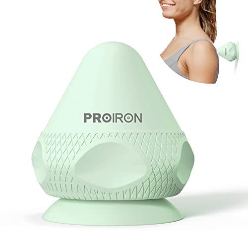 PROIRON Sugkopp spetsig massagebollar, massageapparat för triggerpunkt fascia boll massage boll fascia fitness boll med sugkopp för muskelsmärta och spänningar i rygg, nacke, armar, axlar