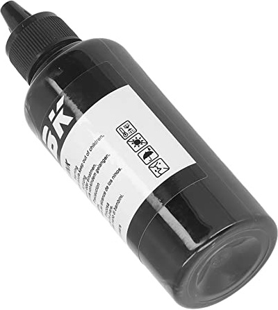 Nachfülltinte Ersatz, Druckertinte 100ml Fassungsvermögen Kein Verstopfen für Tintenstrahldrucker (Schwarz)