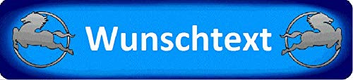 Nummernschild kompatibel mit Iveco selbst gestalten und kreieren ideale Geschenkidee aus Aluminium als individuelles Trucker-Accessoire LKW-Zubehör mit Namen oder Wunschtext Aluschild, Kennzeichen