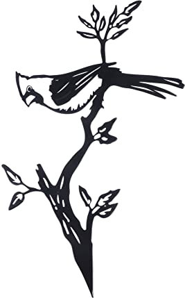 BESPORTBLE Iron Bird Stake Garden Decoration Fairy Garden Accessories Bird Shape Stakes