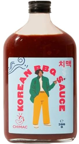 Chimac Korean BBQ Sauce | Sweet & Tangy Korean Style BBQ Sauce | Soybean, Brown Sugar & Spice Blend | Korean Inspired Made in Dublin | Marinade Dip & Cooking Sauce | 396g | Inspired by Korea and crafted in Dublin, Chimac K BBQ Sauce is a bold twist on classic BBQ flavours.