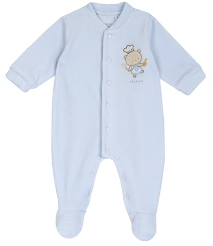 Chicco, Tutina Neonato in Calda e Morbida Ciniglia, con Comoda Apertura Frontale, Ideale per l'Inverno, Abbigliamento Bambino 0-24 Mesi, Designed in Italy