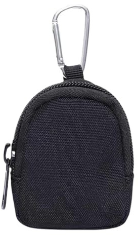 Coin Purse Men,Round Coin Bag Hanging with Hook,Mens Wallets,Small Belt Co-in Pouch for Men,Co-in Pu-RSE with Zipper and Carabiner,Co-in P-u-RSE with Zip,Co-in Bag Pu-rs-e Pocket Portable