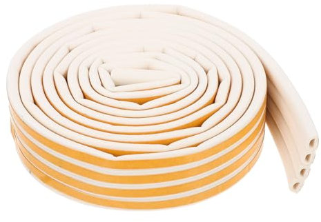 Veemoon Bande Étanchéité Auto Adhésive pour Portes Intérieures Joint de Protection Air Humidité Type Mètres de Long pour Carrelage Vinyle