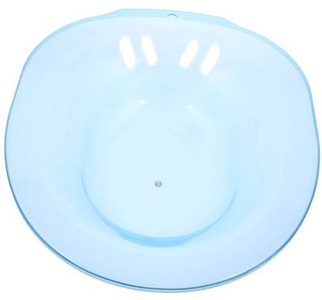 Generisch Ergonomisch Gestaltetes Sitzbad Einfach zu Lagern aus Kunststoff Blau für Hämorrhoiden und Sensible Bereiche für Wochenbettpflege zu Hause und Pflegeheim