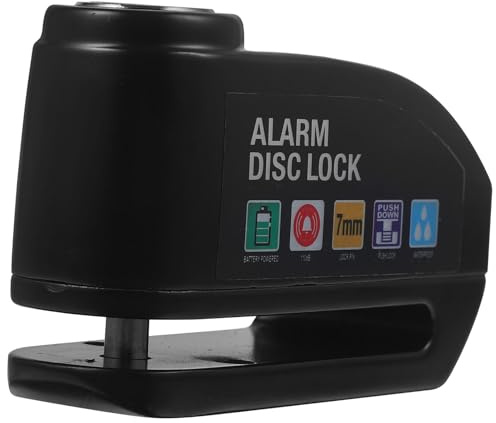 BELLIFFY Bloccadisco Allarme per e Mountain Bike Blocca Freno a Disco Antifurto in Materiale Resistente Facile da Installare Accessori Sicurezza per Veicoli a Due Ruote e Bici da Cross