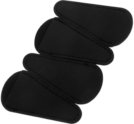 Alipis Fodero Copertura Protezione Pu in Forbici 4 per Nero Pelle Pezzi Resistente Portatile Punte Strumenti da Ricamo