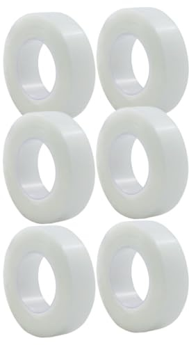 Toyvian 6rollos Cinta para Párpados Transparente Unidades Adhesivo Invisible para Doble Párpado para Maquillaje y Protección Médica