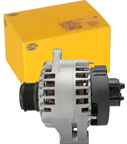 HELLA 8EL 012 430-801 Generator/Lichtmaschine - 14V - 140A | Kompatibel mit: ALFA ROMEO 159, 159 Sportwagon, FIAT BRAVO II, CROMA, GRANDE PUNTO, LINEA, SEDICI, LANCIA DELTA III