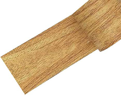 JINGLING Ruban Adhésif Bois, Ruban Adhésif Réparation Meubles Adhésif Texturé Bois Imperméable pour Plancher Meubles Et Décoration La Maison (5.7cmx4.57m)