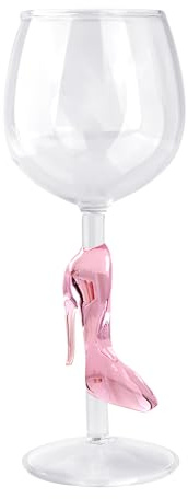 Bothyi Goblet Wine Glass Gift Glassware Long Stem for Juice Wedding Hotel Dinner Restaurant, High Heel