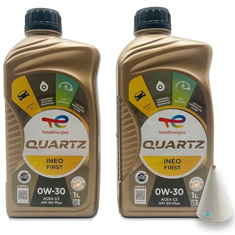 2 L Total Quartz Ineo First 0W-30 | passend für | PSA B71 2312 | PSA B71 2302 | 2 Liter | Motoröl | Motorenöl | mit Trichter | weitere Empfehlungen siehe Artikelbeschreibung