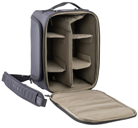 PGYTECH S Custodia Inserto Borsa Fotografica con Tracolla, Borsa Interna per Fotocamera Impermeabile e Anti-Shock con Divisori Regolabili, Custodia Protettiva per Reflex, DSLR, Mirrorless Obiettivi