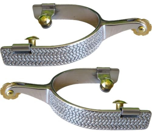 Casiler Pferdesporen, Cowboystiefel-sporen Aus Edelstahl, Western-Cowboy-sporen, Zubehör, Reitausrüstung Für Damen Und Herren