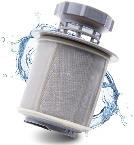 Set di microfiltro fine di ricambio per 427903/00427903 microfiltri per lavastoviglie Bosch Siemens, compatibile con Neff, Whirlpool, Philips