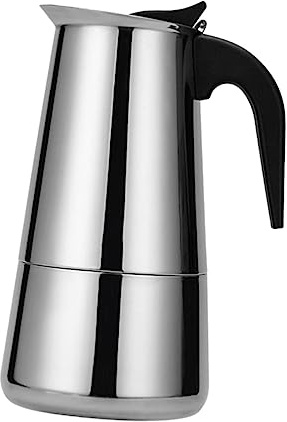 Gatuida Caffettiera in Acciaio Resistente Per Fornello Macchina Caffè Espresso Caffettiera Portatile Per Uso Domestico