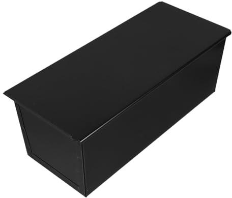 DOITOOL Moule à Noir avec Couvercle Antiadhésif et Résistant à Haute Température Moule Mie pour Cuisson Domestique Facile à Nettoyer Capacité