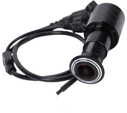 Lazmin112 Telecamera Spioncino per Porta, Risoluzione HD da 5 MP con Modello di Algoritmo AI Integrato e WiFi 6, per Monitoraggio Video Intelligente e Rilevamento Umano