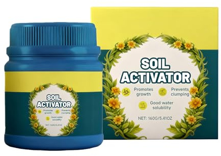 lisutupode Activador de Suelo - Fertilizante Reforzador de Suelo 160g,Abonos para Plantas de Interior,Para Plantas De Interior Jardín Invernadero Césped Balcón Y Flores