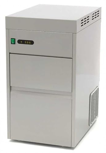 Máquina profesional de hielo picado 85 kg/24h - Reserva 25 kg - Caramelos en Lentejuelas - R290 - Digitale