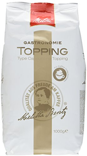 Melitta Professional Topping für Kaffee-Vollautomaten, Pulverförmig, Kaffeeweißer, 5er Pack (5 x 1000 g)