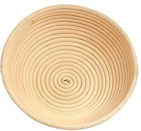 Banneton pruebas cesta Cuenco para masas Banneton Brotform cuenco de ratán para masa Banneton para pan 25 * 8.5CM