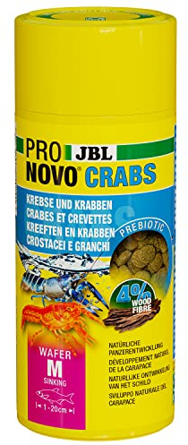 JBL PRONOVO CRABS WAFER - Mangime principale per il cancro, taglia M, 250 ml
